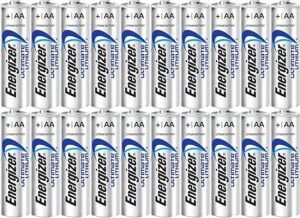 Energizer Ultimate Lithium AA Batteries – 20 Pack