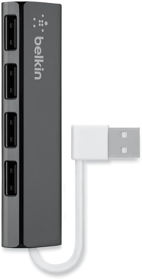 Belkin Ultra-Slim Travel Hub F4U042BT 4-Port