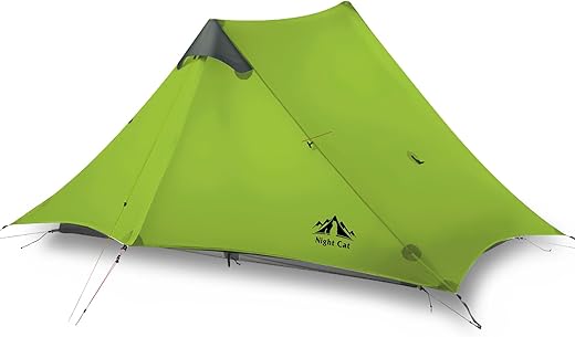 Night Cat Ultralight 2-Person Tent, 3 LBS Only
