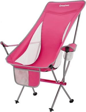 KingCamp Ultralight High Back Folding Camping Chair
