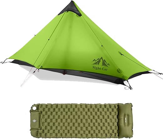 Night Cat Ultralight Tent 1 Person With Sleeping Pads