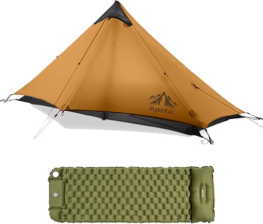 Night Cat Ultralight Tent with Inflatable Sleeping Pad