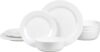 MEYREMUI Unbreakable 12-Piece Melamine Dinnerware Set
