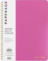 PAPERAGE Undated Daily Planner Notebook, Raspberry