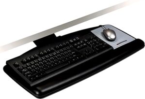 3M Under Desk Keyboard Tray With Gel Wrist Rest