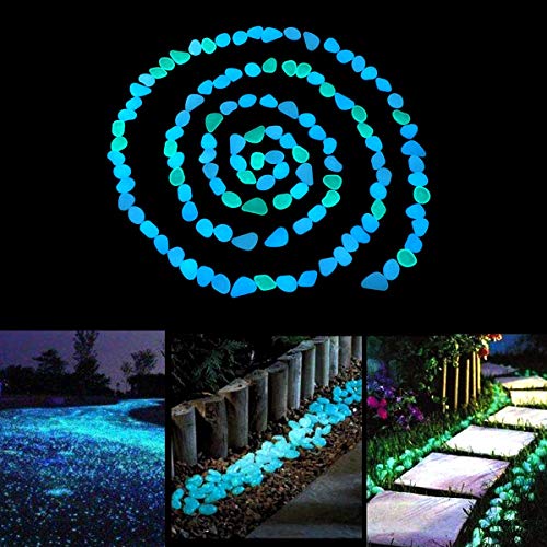 UNIME Glow In The Dark Garden Pebbles (200 PCS) - Image 3