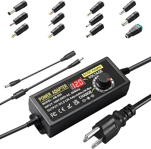 Meiyue Universal Power Supply Adjustable 3V~12V 12A