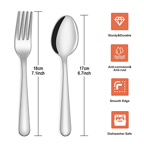 Unokit Forks And Spoons Silverware Set - Image 2