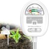 moistenland Upgraded 4-in-1 Soil pH Tester