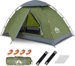 Night Cat Upgraded Backpacking Tent 1-2 Persons