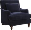 Coaster Home Furnishings Upholstered Accent Chair, Midnight Blue 902899