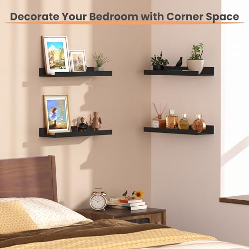 upsimples Floating Wood Shelves, Set Of 6 - Image 5