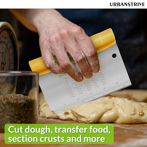 Urbanstrive Stainless Steel Dough Cutter And Scraper - Image 3
