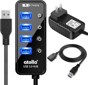 atolla USB 3.0 Hub With Power Adapter