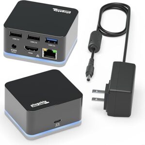 Plugable USB C Cube - Wired Mini Docking Station