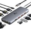 LIONWEI USB C Docking Station Dual Monitor