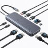 LIONWEI USB C Docking Station For 3 Monitors