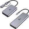 LIONWEI USB C Dual Monitor Docking Station