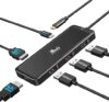 LIONWEI USB C Dual Monitor HDMI Hub