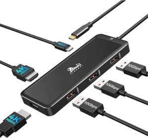 LIONWEI USB C Dual Monitor HDMI Hub
