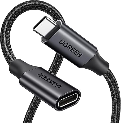 UGREEN USB C Extension Cable, 10Gbps/100W