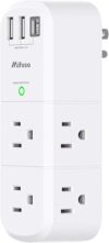 Mifaso USB Outlet Extender Surge Protector, 3-Sided
