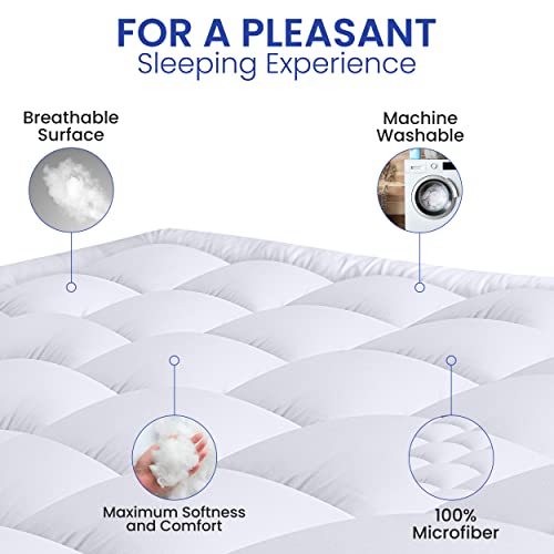 Utopia Bedding Full Quilted Mattress Protector, Deep Pocket Cover - Image 3
