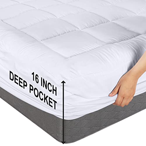 Utopia Bedding Full Quilted Mattress Protector, Deep Pocket Cover - Image 5