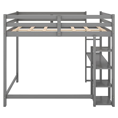 UYYYYYYIIIIIIIIIII Full Size Loft Bed With Desk - Image 5