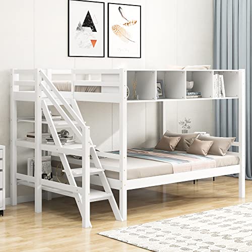 UYYYYYYIIIIIIIIIII Twin Over Full Bunk Bed With Storage - Image 3