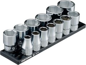 CRAFTSMAN V-Series Socket Set, Shallow SAE, CMMT17380V