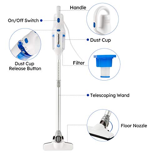 Vacmaster Corded Ultra-Lightweight Stick Vacuum Cleaner - Image 2