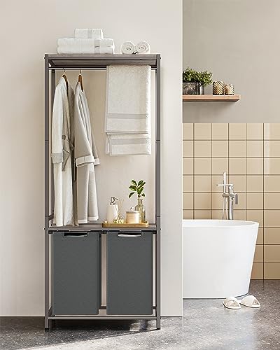 VASAGLE 2-Section Laundry Hamper With Liners - Image 3