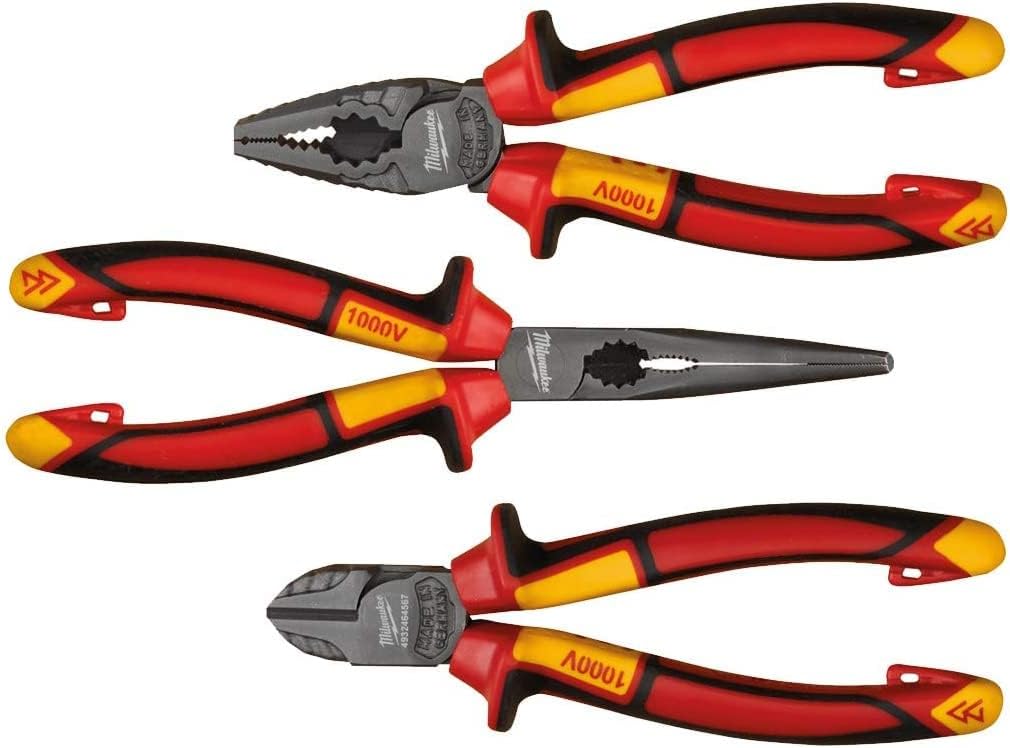 Milwaukee VDE Pliers Set, 3 Piece