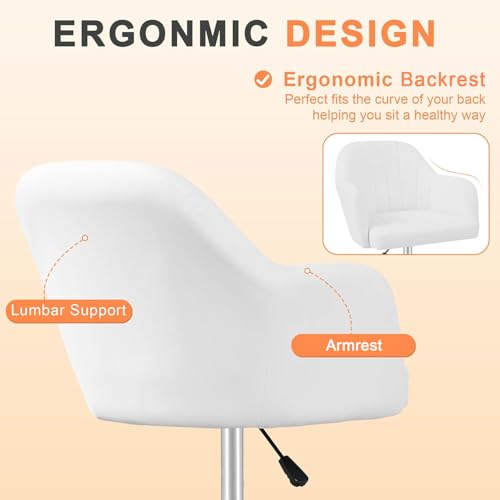 VECELO Drafting Chair With Lumbar Support - Image 5