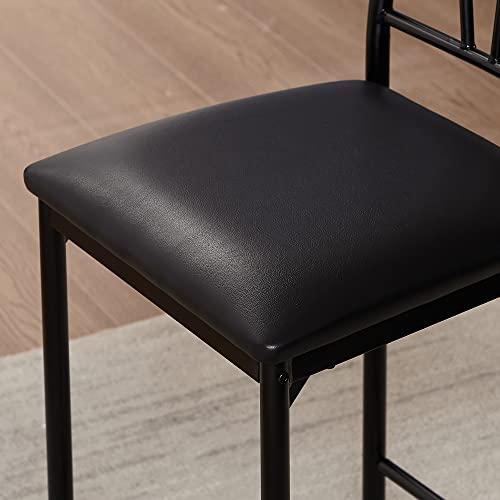 VECELO Small Bar Table And Chairs Set - Image 4