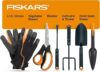 Fiskars Vegetable Garden Tool Set, 6 Piece Kit