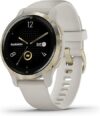 Garmin Venu 2S GPS Smartwatch, Light Gold Bezel