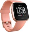 Fitbit Versa Smart Watch, Peach/Rose Gold, Heart Rate Monitor