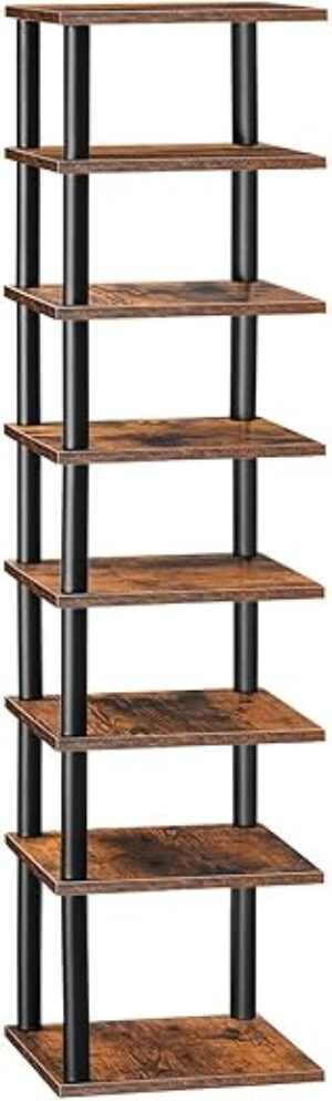 HOOBRO Vertical 8-Tier Narrow Shoe Shelf
