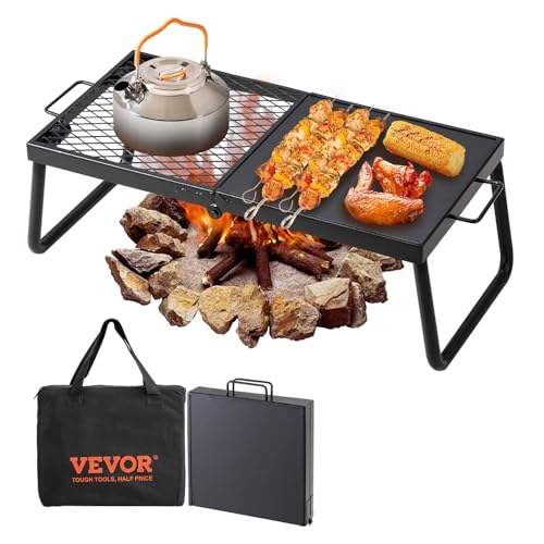 VEVOR Folding Campfire Grill & LED Lanterns Bundle - Image 2