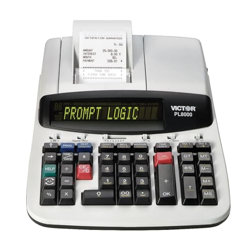 Victor PL8000 Thermal Printing Calculator, Prompt Logic - Image 5