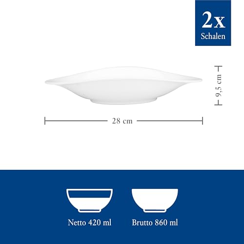 Villeroy & Boch Dune VAPIANO Pasta Bowl, 2 Pieces - Image 3