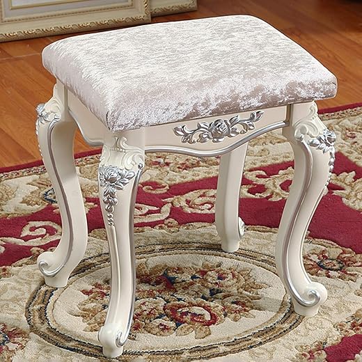 UYYYYYYIIIIIIIIIII Vintage Dressing Table Stool, Round 03