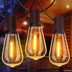 GLUROO Vintage Edison Bulb LED String Lights