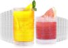 Lvtrupc Vintage Hobnail Drinking Glasses Set