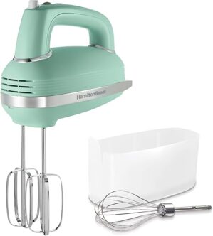 Hamilton Beach Vintage-Style 5-Speed Electric Hand Mixer