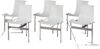 SMENNTER Vintage Three-Legged Sling-Back Chairs, Set Of Six