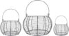 DII Vintage Wire Storage Baskets, Rustic Set