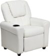 Flash Furniture Vinyl Kids Recliner With Cup Holder